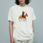 Nursery Rhymes  【アンティークデザインショップ】の隠者ピエール Organic Cotton T-Shirt