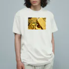 invitationのゴールド オーガニックコットンTシャツ