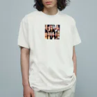 Stylishの女性の瞬間 オーガニックコットンTシャツ