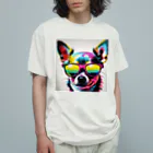 animal baseのサングラス　チワワ オーガニックコットンTシャツ