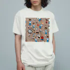 子供と嫁と時々わたしのサッカー小僧 Organic Cotton T-Shirt