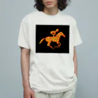 mumusの馬　colorful オーガニックコットンTシャツ