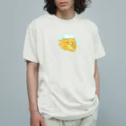 satoayaのアニマルカフェのドリンクマ　レモンティー Organic Cotton T-Shirt