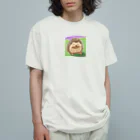 ta-haのイラストハリネズミグッズ オーガニックコットンTシャツ