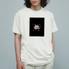 yusaki55maikingのアブストラクトタイポグラフィ Tシャツ Organic Cotton T-Shirt