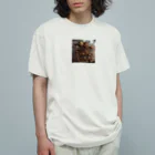 OnePartyのスチームパンクのロボット工場 Organic Cotton T-Shirt