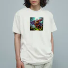 ohba1223の幻想的な龍 オーガニックコットンTシャツ
