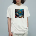 DapperMixの魚の楽園、海底の宝グッズ オーガニックコットンTシャツ