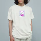 KSK_2の憎めない顔のポメラニアン Organic Cotton T-Shirt