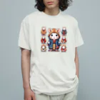 fujisan10の和装ハムちゃんず オーガニックコットンTシャツ