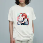 フウマショプのトリンとうさタン Organic Cotton T-Shirt