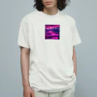 YoMiTの有名な観光スポットをイメージした画像：パタゴニア（アルゼンチン、チリ） オーガニックコットンTシャツ