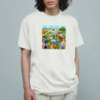 junji8000の自然の動物園 Organic Cotton T-Shirt