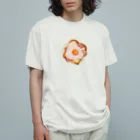 鴉のあさごはんパン オーガニックコットンTシャツ