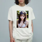 Ai-factoryのAi Dream 巨乳アジア人 オーガニックコットンTシャツ