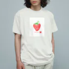 7-Shoのいちご オーガニックコットンTシャツ