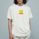 fuwarinrinのポケットペットくん ✰ チンアナゴ オーガニックコットンTシャツ