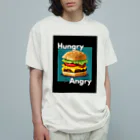 hAngryの【ハンバーガー】hAngry  オーガニックコットンTシャツ