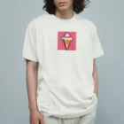 xaipxのメルトするソフトクリーム Organic Cotton T-Shirt
