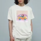 pikkekunのGo!Go!Car! オーガニックコットンTシャツ