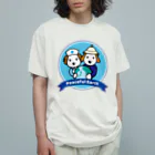 Link Creation online SHOPのPeaceful Earth オーガニックコットンTシャツ