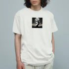 umakoiのドット絵の夜の満月と不気味な木のシルエット Organic Cotton T-Shirt