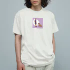 musashi-5の犬と人間 オーガニックコットンTシャツ