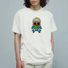 Hinakagoのメキシカンスカル オーガニックコットンTシャツ