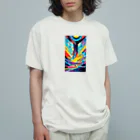 nAzuのカラー オーガニックコットンTシャツ