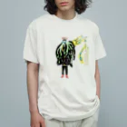 takeseiのDeath man Organic Cotton T-Shirt