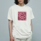 kazu_gのサクラ色の花園 オーガニックコットンTシャツ