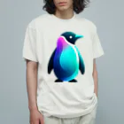 一人親方55歳FIREのスタイリッシュペンギン Organic Cotton T-Shirt