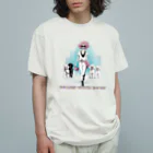 LCOMLのセレブな犬の散歩 オーガニックコットンTシャツ