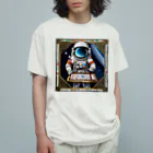 宇宙開発デザイン科の宇宙のギャンブラー オーガニックコットンTシャツ