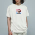 burusukaruのプロテインパワー オーガニックコットンTシャツ