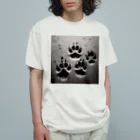 SADOM graphicsのにくきゅう オーガニックコットンTシャツ