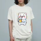 くまどん君と仲間たちのくまどん君 オーガニックコットンTシャツ