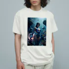 tomityomiのDeepSea オーガニックコットンTシャツ