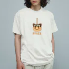 elmi_niikawaのネコたこ焼き オーガニックコットンTシャツ