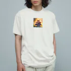 ebizo999のエルフの森の子猫たち８ オーガニックコットンTシャツ