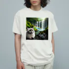 ニャーちゃんショップのレインボーキャット Organic Cotton T-Shirt