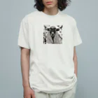 mofu mofu309のあーたネギ買ってきてって頼んだでしょ Organic Cotton T-Shirt