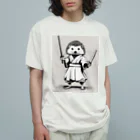 ワンダーワールド・ワンストップの和服を着たハリネズミ Organic Cotton T-Shirt