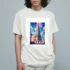 ワンダーワールド・ワンストップの空高くそびえ立つ塔 Organic Cotton T-Shirt