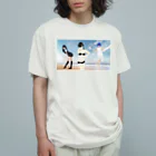 nanaozakaの三人娘のグッズ オーガニックコットンTシャツ