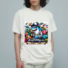 DJシャークのDJシャーク(PARY TIME) Organic Cotton T-Shirt