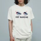 トモカピのドット文鳥（怒） オーガニックコットンTシャツ