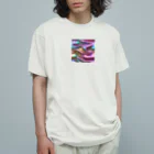 Kumamanのオーロラシルク Organic Cotton T-Shirt