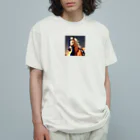 KSK SHOPの馬(horse) Organic Cotton T-Shirt