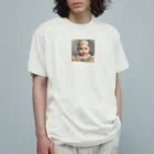ikeikesawaの赤ちゃんのかわいいグッズ Organic Cotton T-Shirt